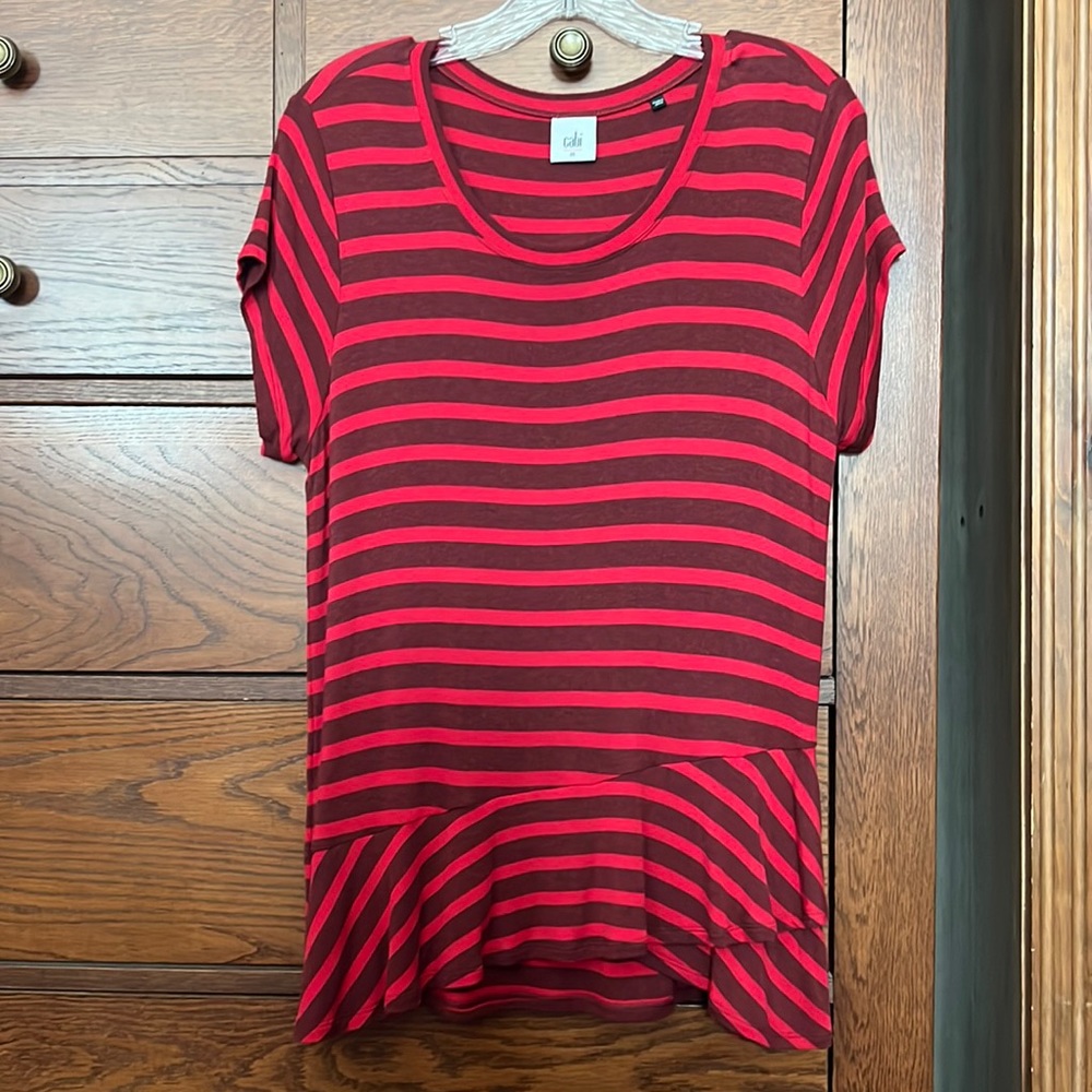 Red striped T-shirt